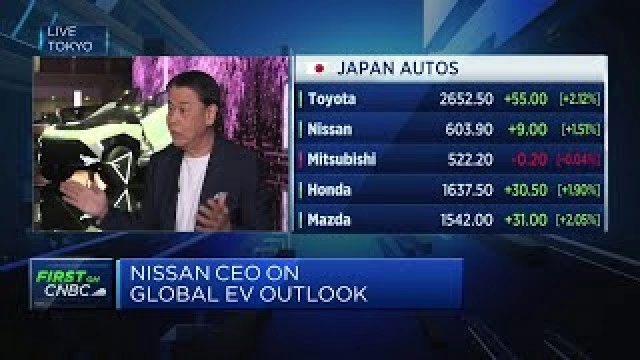 Competition in the global EV market is faster than expected, says Nissan CEO