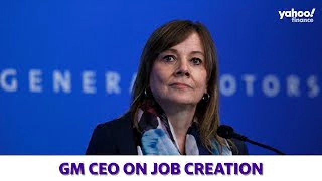 GM CEO on U.S.-based battery plants and job creation