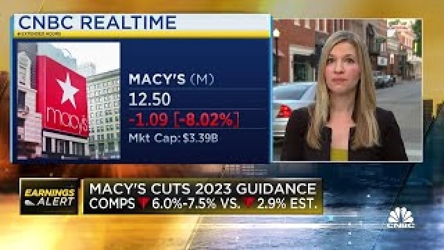 Macy's slashes its full-year outlook after earnings beat, revenue miss