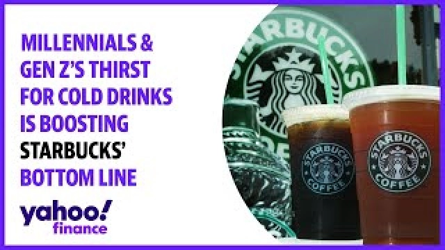 Millennials & Gen Z's thirst for cold drinks is boosting Starbucks' bottom line