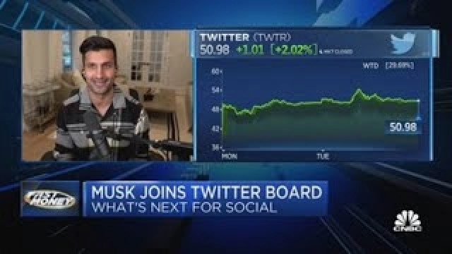 Musk joining Twitter board gives the company new life, says SRB Ventures' Sahil Bloom