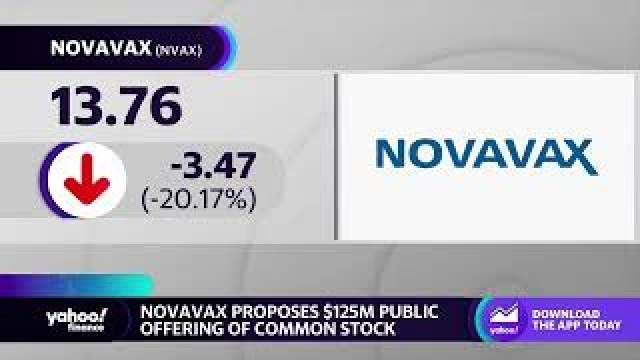 Novavax stock dives more than 20% on debt offering