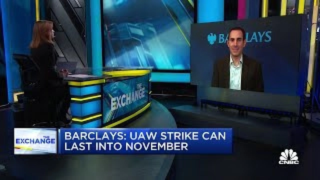 UAW strike can last into November: Barclays' Dan Levy